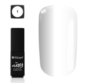 Silcare - Lakier hybrydowy Flexy 4,5 g kolor 01