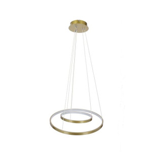 Lune Lampa Wisząca 50+30 Złoty 40w Led 4000k