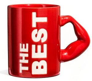Kubek The Best - Czerwony