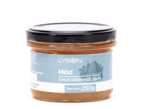 Miód Z Mleczkiem Pszczelim 250g Łysoń