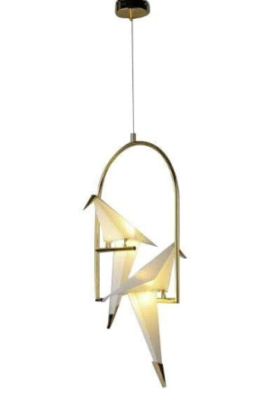 Lampa wisząca LORO 2 UP złota - LED
