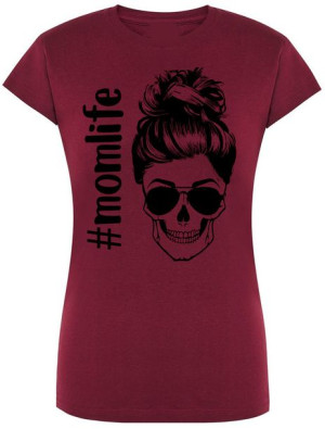 T-Shirt Damski Życie Mamy Modny Nadruk Rozm.XXL