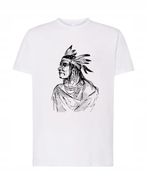 T-Shirt fajna koszulka INDIANIN WÓDZ Rozm.S