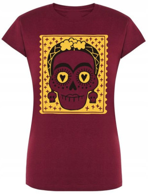 T-Shirt fajny nadruk CZASZKA Día de Muertos r.M