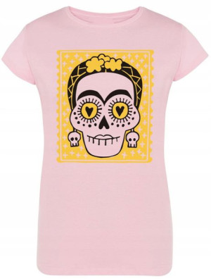T-Shirt fajny nadruk CZASZKA Día de Muertos r.XL