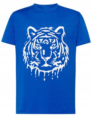 T-Shirt fajny nadruk duży TYGRYS Rozm.3XL