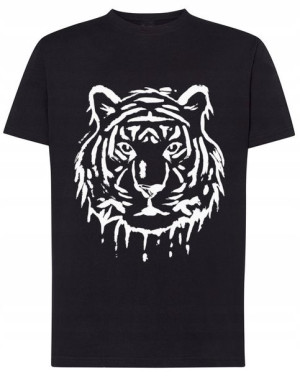 T-Shirt fajny nadruk duży TYGRYS Rozm.3XL