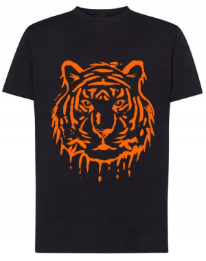 T-Shirt fajny nadruk duży TYGRYS Rozm.3XL