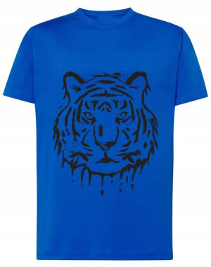 T-Shirt fajny nadruk duży TYGRYS Rozm.3XL