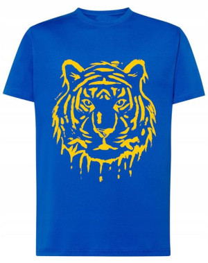 T-Shirt fajny nadruk duży TYGRYS Rozm.L