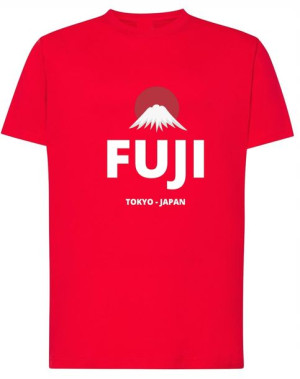 T-Shirt fajny nadruk Góra FUJI Japonia r.M