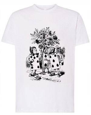 T-Shirt fajny nadruk karty rysunek r.5XL