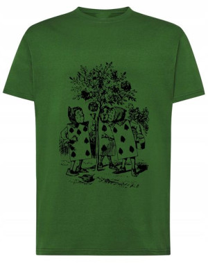 T-Shirt fajny nadruk karty rysunek r.L