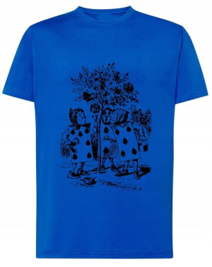 T-Shirt fajny nadruk karty rysunek r.XS