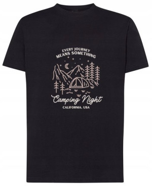 T-Shirt fajny nadruk kemping przygoda Rozm.XXL