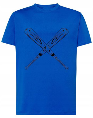 T-Shirt fajny nadruk kije Baseball Rozm.M