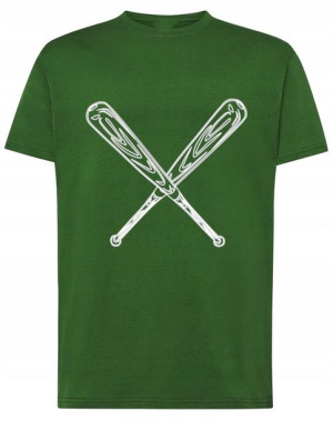 T-Shirt fajny nadruk kije Baseball Rozm.XS
