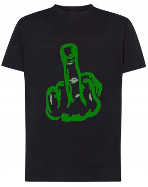 T-Shirt fajny nadruk Palec Fck You Rozm.XXL
