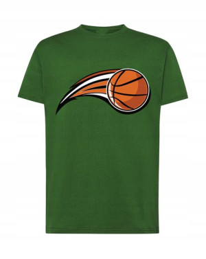 T-Shirt fajny nadruk Piłka koszykówka r. 3XL
