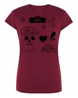 T-Shirt fajny nadruk ŚWIĘTO Día de Muertos r.L