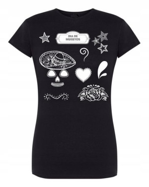T-Shirt fajny nadruk ŚWIĘTO Día de Muertos r.XL