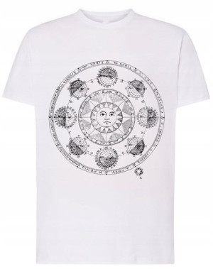 T-Shirt fajny nadruk Słońce astrologia r.L