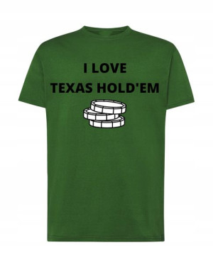 T-shirt I Love Texas Hold’em R.5xl
