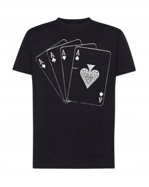T-Shirt Karty Kareta AS Poker Rozm.S
