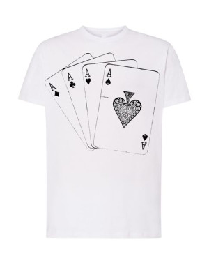 T-Shirt Karty Kareta AS Poker Rozm.XS