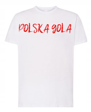 T-Shirt Kibica nadruk Polska Gola R.3XL