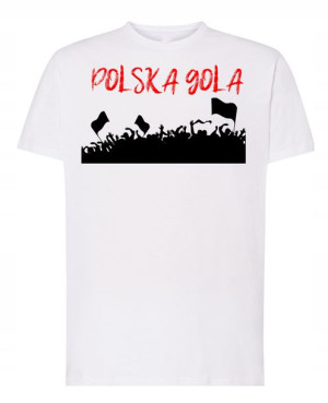 T-Shirt Kibica nadruk Polska Gola R.4XL