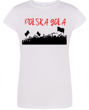 T-Shirt Kibica nadruk Polska Gola R.XXL