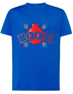 T-Shirt kolorowy nadruk BOOM r.L