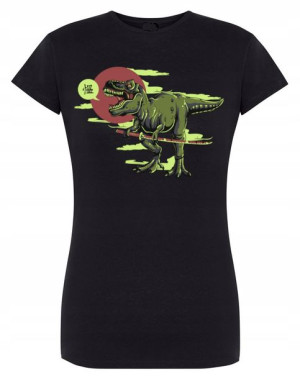 T-Shirt kolorowy nadruk DINOZAUR Rozm.XL