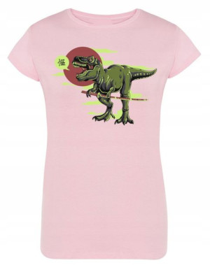 T-Shirt kolorowy nadruk DINOZAUR Rozm.XXL