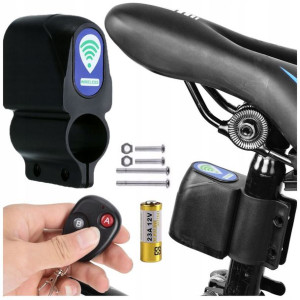Alarm Rowerowy do Roweru Blokada Rowerowa + PILOT