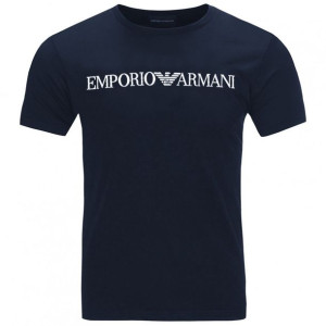 Emporio Armani t-shirt koszulka męska granatowa S