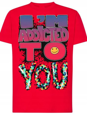 T-Shirt Koszulka Dla Par Addicted Rozm.XL
