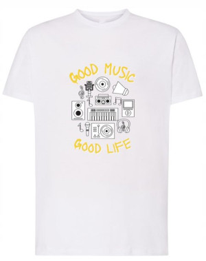 T-Shirt koszulka Dobra Muzyka Dobre Życie r.3XL