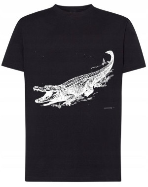 T-Shirt koszulka duży nadruk Aligator r.XL