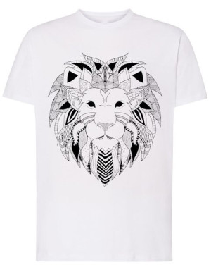 T-Shirt koszulka DUŻY nadruk Lew r.3XL