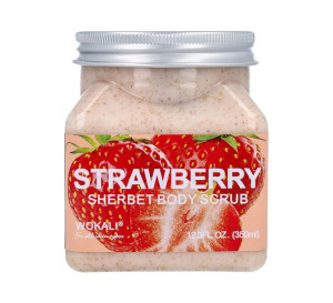 WOKALI peeling do ciała z sorbetem #Strawberry