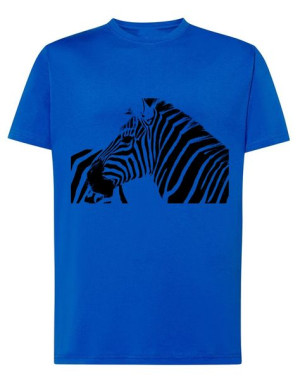 T-Shirt koszulka duży nadruk Zebra Rozm.5XL