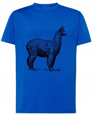 T-Shirt koszulka fajny duży nadruk Alpaka r.XXL