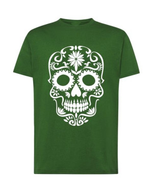 T-Shirt koszulka fajny nadruk Biała czaszka r.XXL