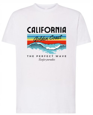 T-Shirt koszulka fajny nadruk CALIFORNIA r.XL
