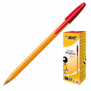 Długopis orange Bic kolor kolor wkładu czerwony
