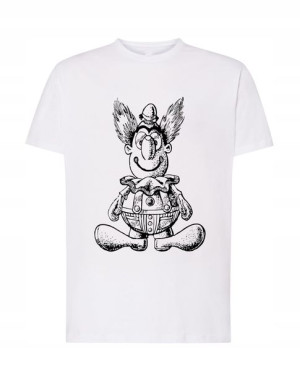 T-Shirt koszulka fajny nadruk Klaun Rozm.M