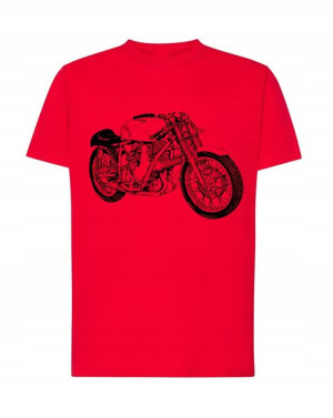 T-Shirt koszulka fajny nadruk motor r.M