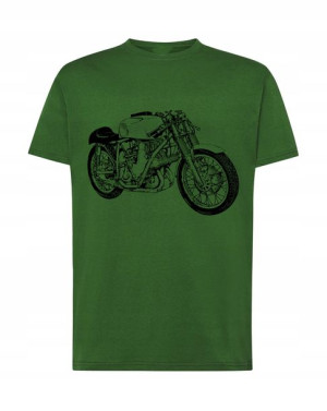 T-Shirt koszulka fajny nadruk motor r.XS